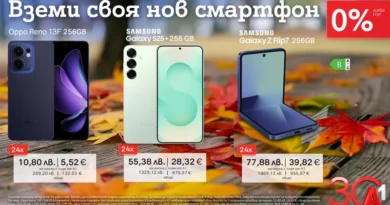 Смартфон с 0% лихва от А1 през ноември
