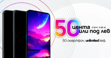 Смартфони за 0.50 € | 0.98 лв. в брой ексклузивно онлайн от Vivacom през ноември