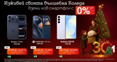 Смартфони с 0% лихва в празничната селекция на A1