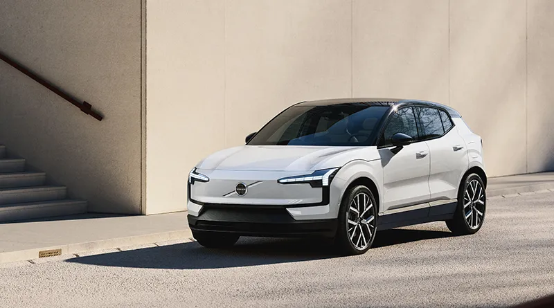 Volvo обновява EX30 за новата моделна година с V2L функция и нови версии Volvo обновява EX30 за новата моделна година с V2L функция и нови версии