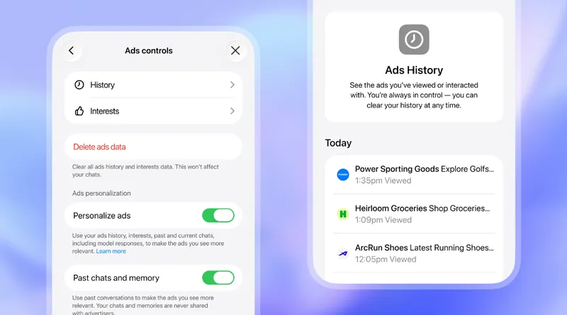 ChatGPT тестове реклами за безплатния и Go абонаменти