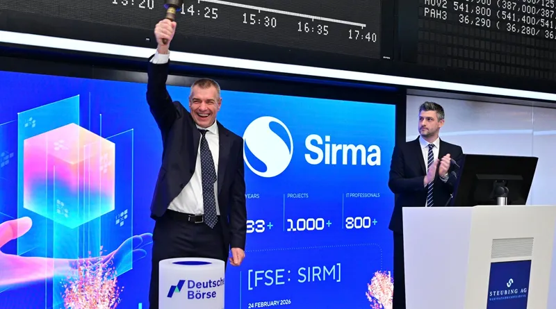 Сирма с дебют на Франкфуртската борса след успешно двойно листване