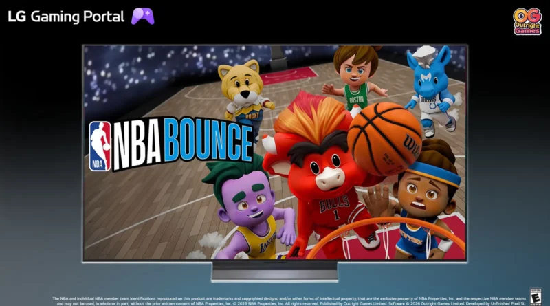 LG пуска играта NBA Bounce за смарт телевизори и монитори с webOS