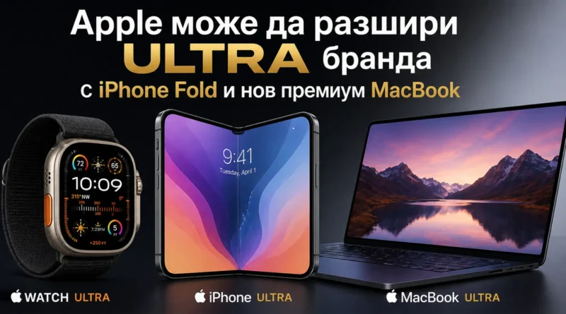 Apple може да разшири „Ultra“ бранда с iPhone Fold и нов премиум MacBook