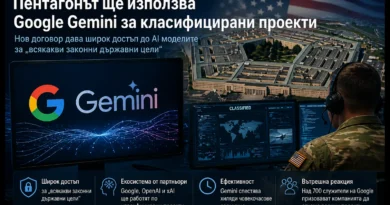 Пентагонът ще използва Google Gemini за класифицирани проекти