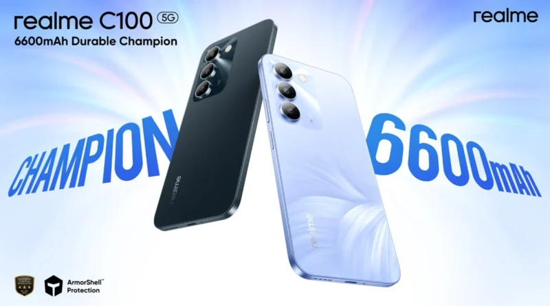 realme C100 5G дебютира в Европа с 6600 mAh батерия, 144Hz дисплей и 5G свързаност