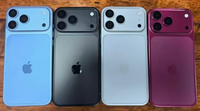 Появиха се макети на iPhone 18 Pro в четири цвята