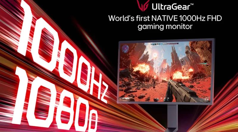 LG представи първия в света Full HD гейминг монитор с 1000Hz честота на опресняване LG представи първия в света Full HD гейминг монитор с 1000Hz честота на опресняване