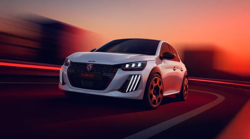 PEUGEOT E-208 GTi дебютира с 281 к.с. и пробег до 375 км PEUGEOT E-208 GTi дебютира с 281 к.с. и пробег до 375 км