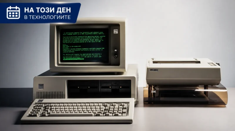 На този ден в технологиите: IBM представя компютъра, който постави основите на съвременния PC На този ден в технологиите: IBM представя компютъра, който постави основите на съвременния PC