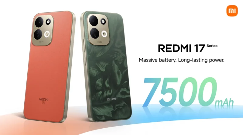 REDMI 17 и REDMI 17 5G дебютират със 7500 mAh батерии и 120Hz екрани REDMI 17 и REDMI 17 5G дебютират със 7500 mAh батерии и 120Hz екрани