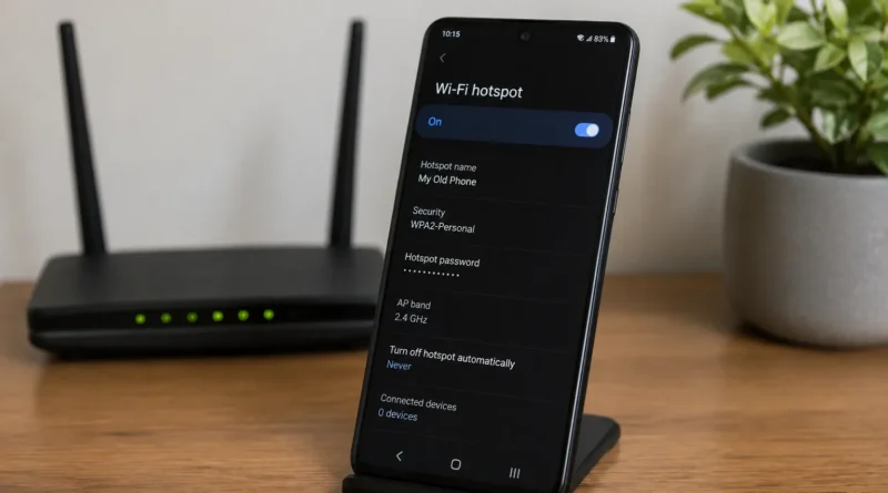 Стар Android смартфон може да помогне за разширяване на домашната Wi-Fi мрежа Стар Android смартфон може да помогне за разширяване на домашната Wi-Fi мрежа