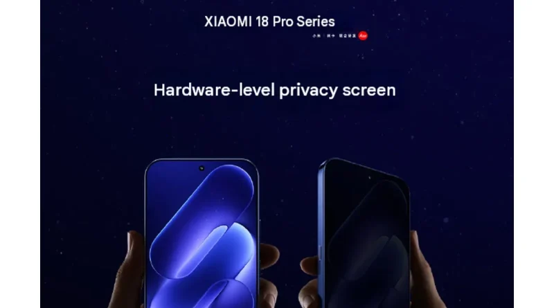 Екранът на Xiaomi 18 Pro ще скрива чувствителното съдържание от странични погледи