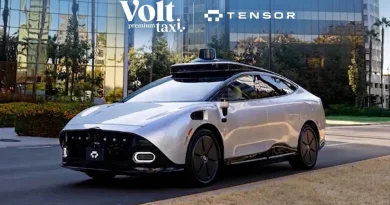 Автономни таксита в България чрез партньорство между Volt и Tensor
