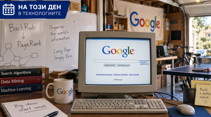 На този ден в технологиите: Преди 28 години е създадена Google На този ден в технологиите: Преди 28 години е създадена Google