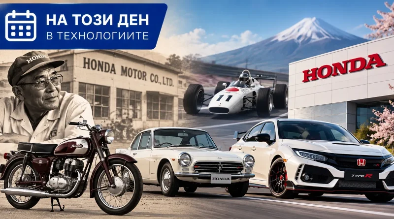 На този ден в технологиите: Преди 78 години е основана Honda На този ден в технологиите: Преди 78 години е основана Honda