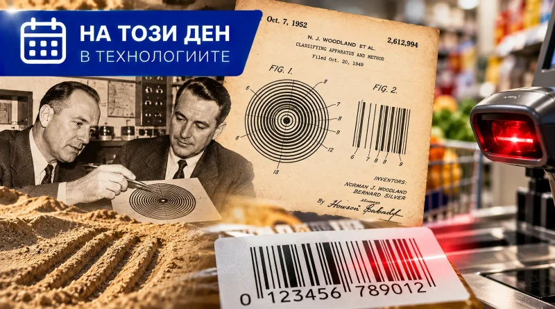 На този ден в технологиите: Преди 74 години е патентована технологията зад баркода