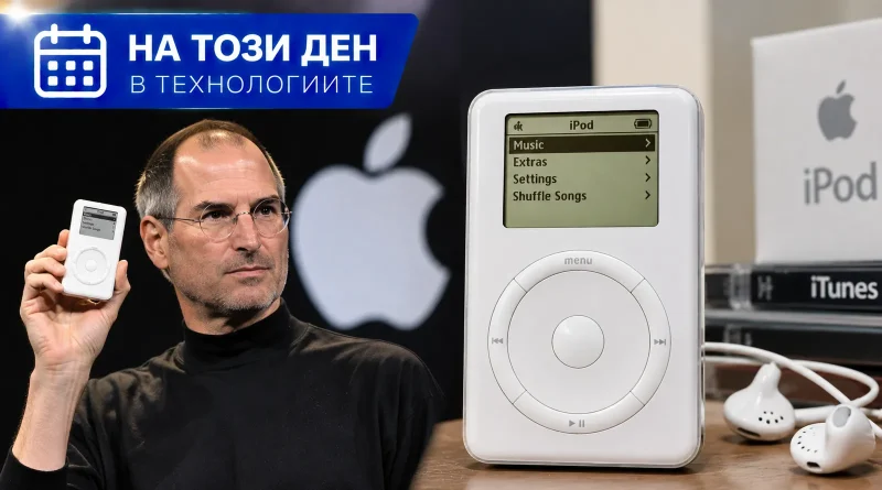 На този ден в технологиите: Преди 25 години Apple представя първия iPod и променя начина, по който слушаме музика