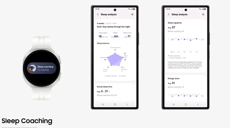 Samsung Health улеснява насоките за сън и добавя нови нива за бегачи